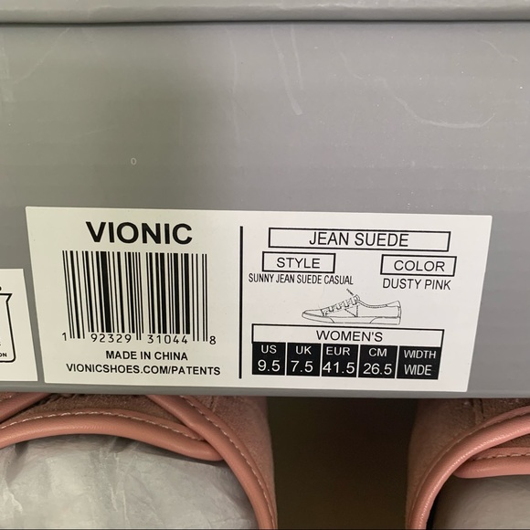 Vionic Women’s Jean Suede Ankle Casual and Fashion Sneakers Size US 9.5 M NEW - Picture 8 of 9